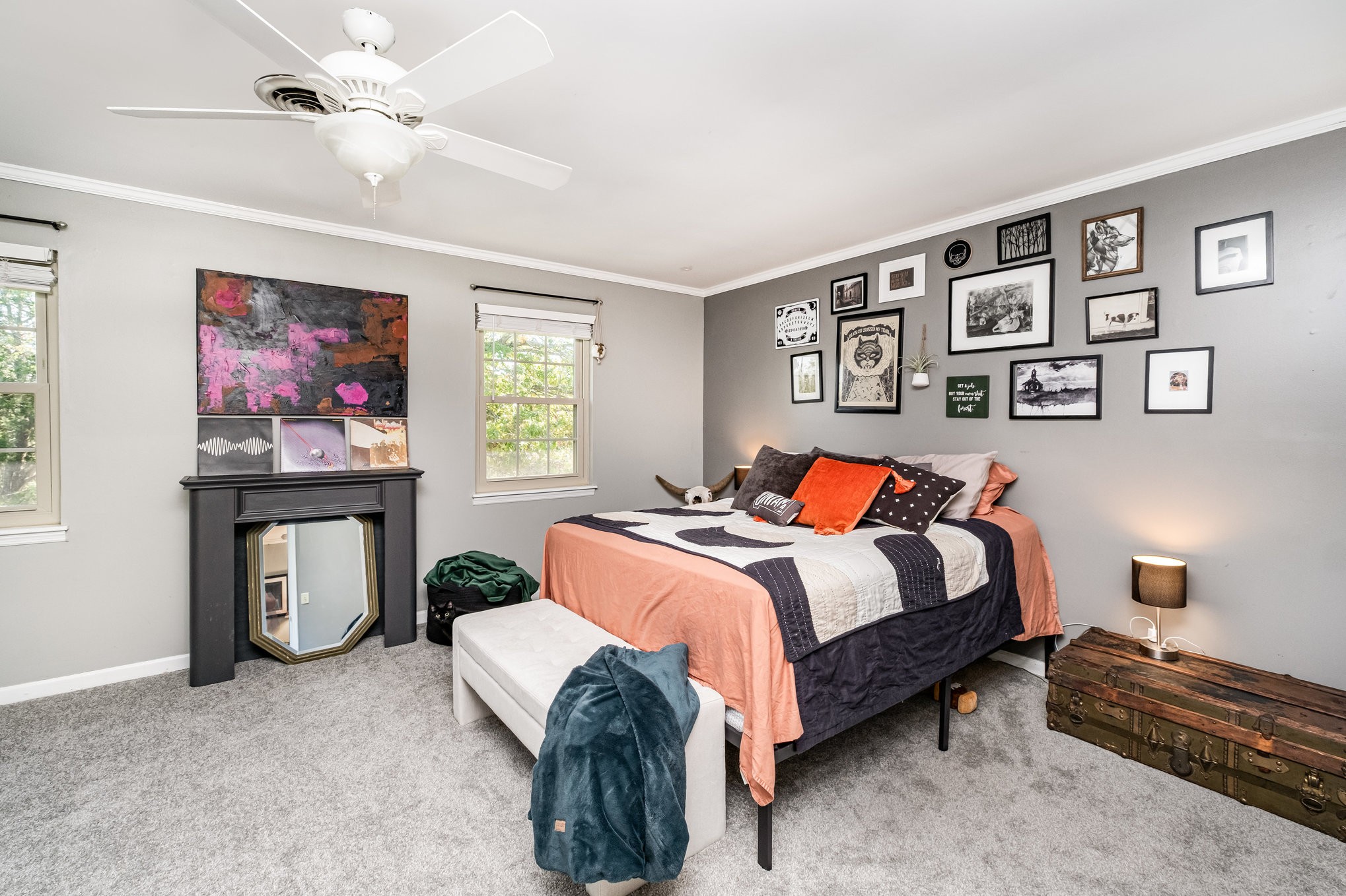 4001 Anderson Road, Unit B124 Nashville, TN 37217 - Photo 17 of 36 a bed room with a bed and a tv