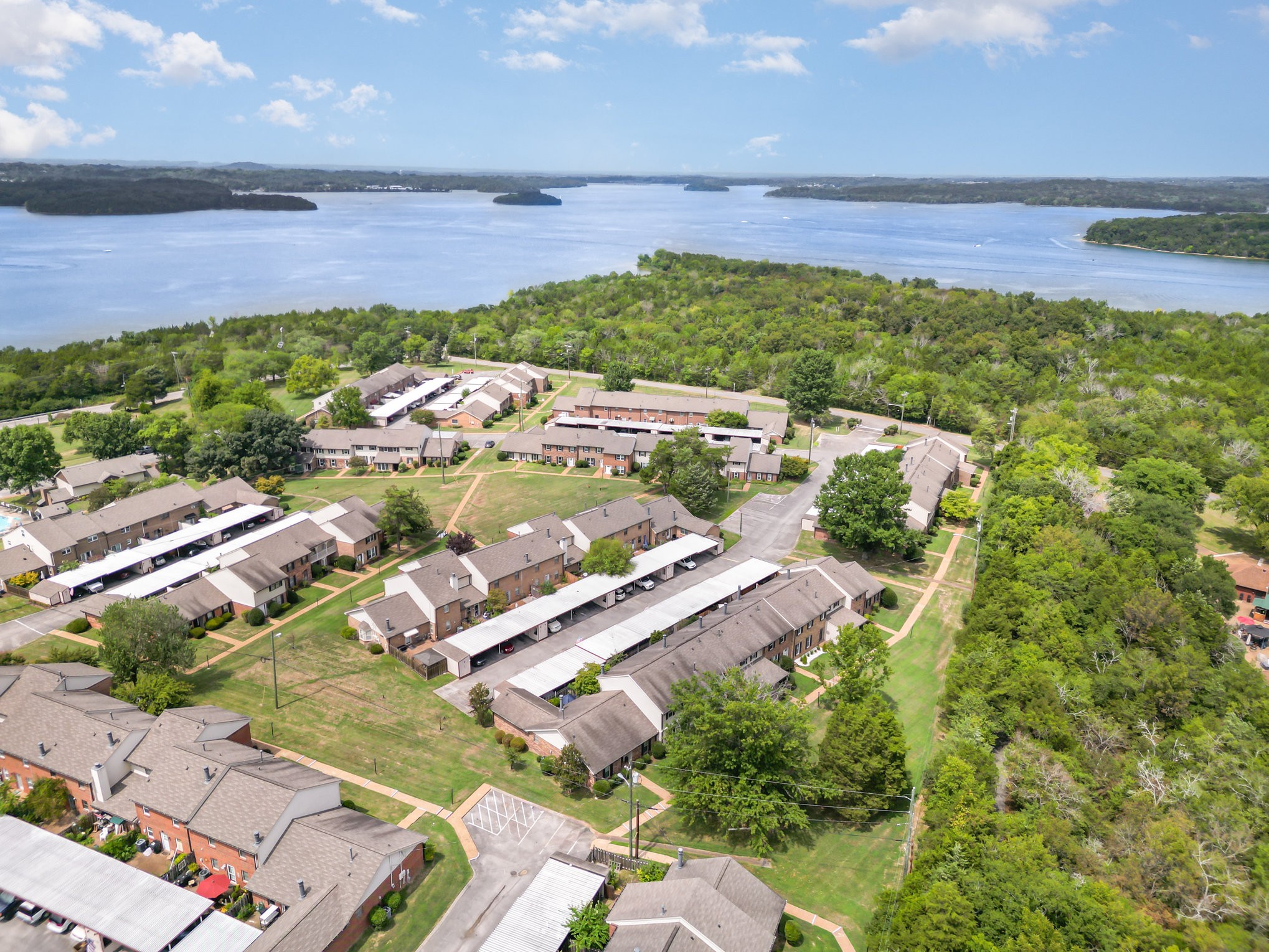 4001 Anderson Road, Unit B124 Nashville, TN 37217 - Photo 30 of 36 an aerial view of residential houses with outdoor space