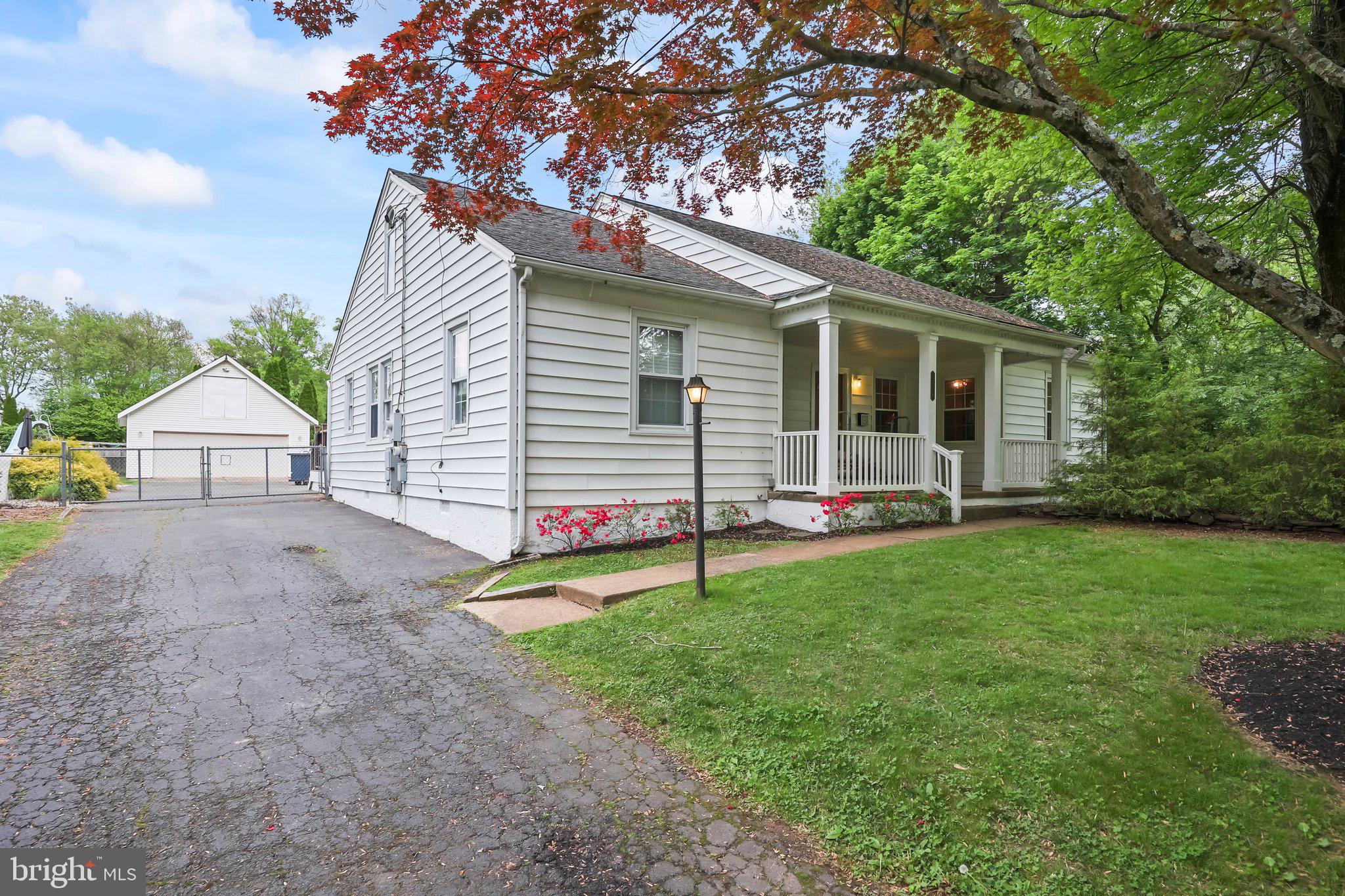 1218 Lower Ferry Road Ewing, NJ 08618 - Photo 39 of 39 a view of backyard with plants and outdoor seating