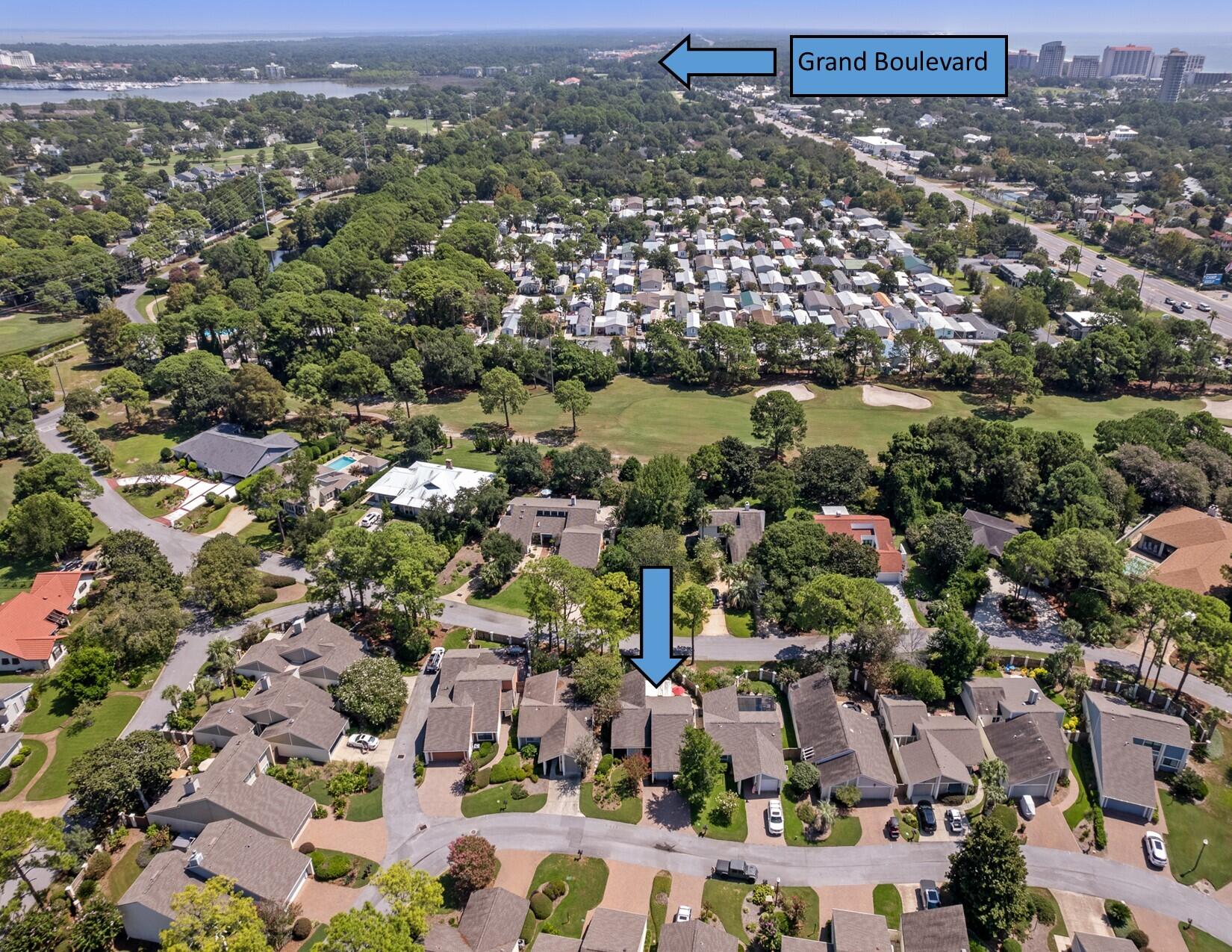 351 L'Atrium Drive Miramar Beach, FL 32550 - Photo 36 of 48 an aerial view of a city with lots of residential buildings