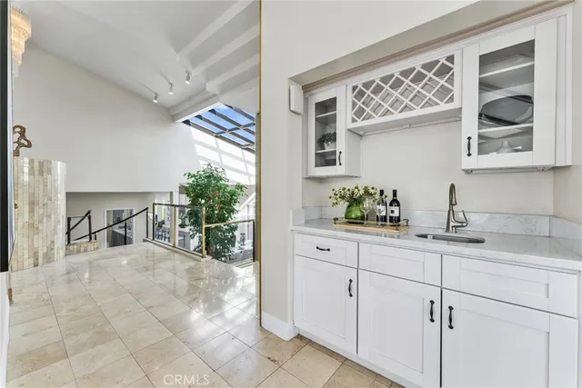 a living room filled with furniture