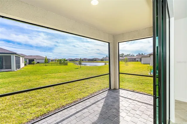 a view of an ocean from a balcony