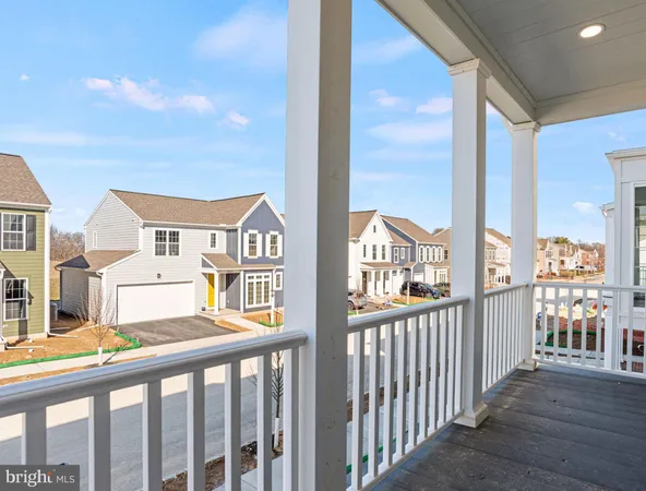 a view of a street from a balcony