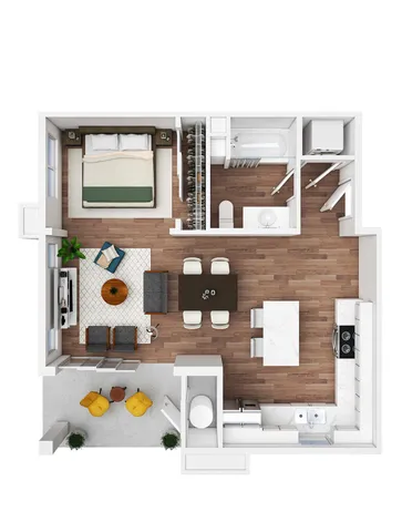 a view of the living room