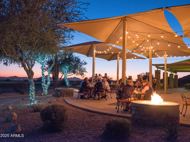 a front view of a building with street