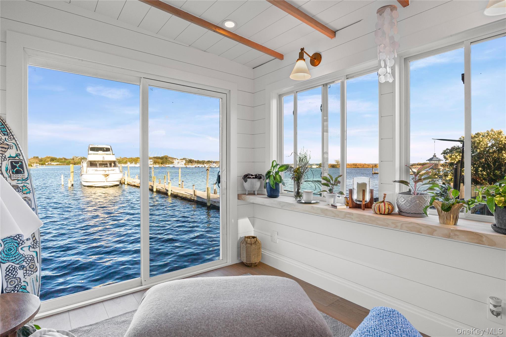 53 Old Neck Road South Center Moriches, NY 11934 - Photo 3 of 50 a view of a balcony kitchen