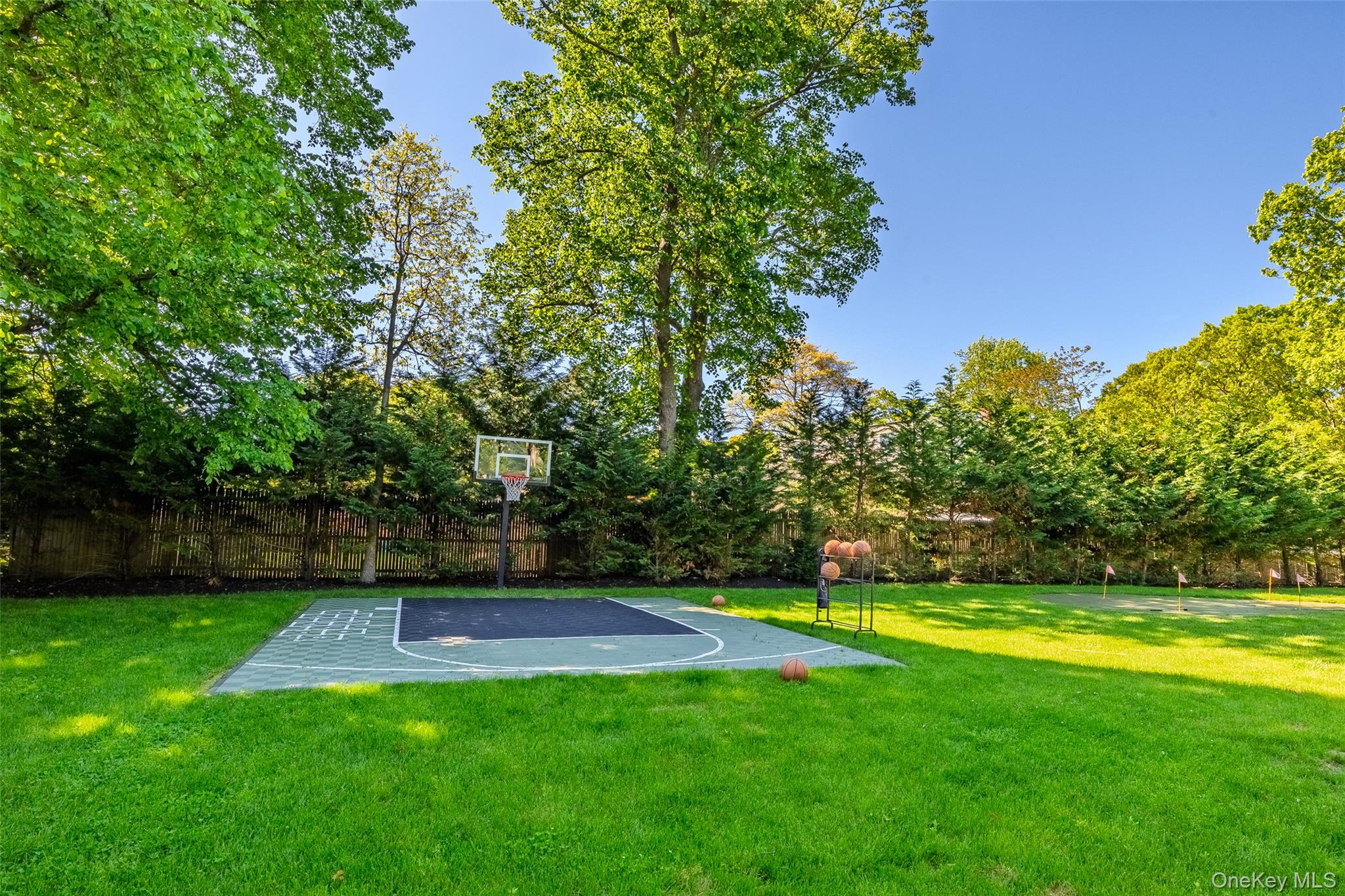 53 Old Neck Road South Center Moriches, NY 11934 - Photo 32 of 50 a view of yard with swimming pool and green space