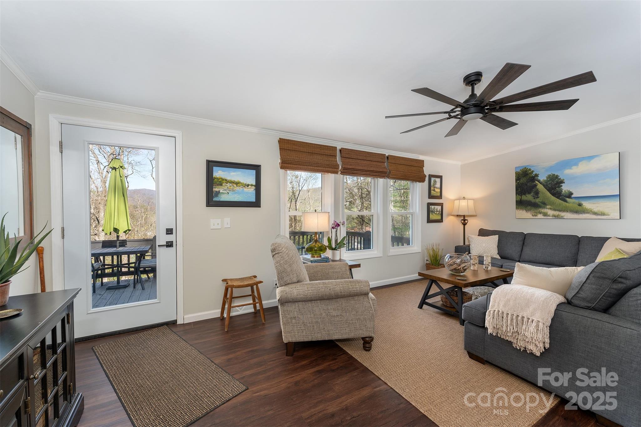55 Whitaker Circle Fairview, NC 28730 - Photo 19 of 45 a living room with furniture and a window