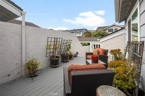 a outdoor space with furniture