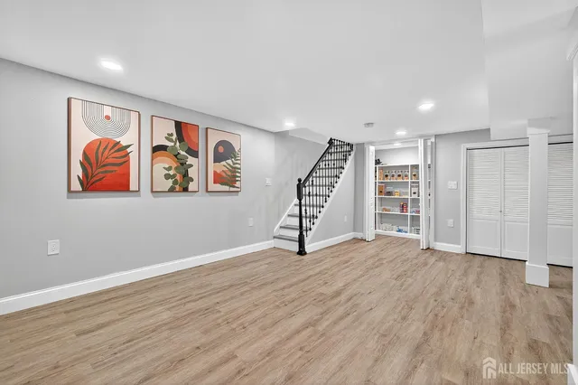 a view of livingroom with furniture and wooden floor