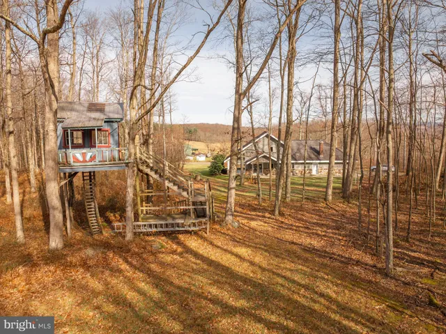 a view of outdoor space with seating area