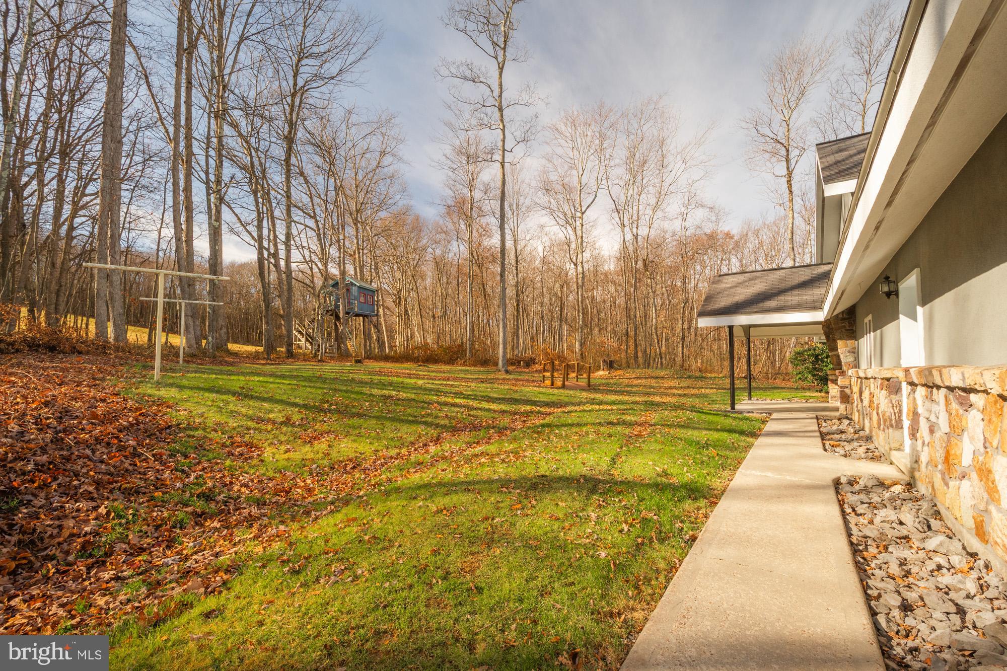4007 White Rock Road Friendsville, MD 21531 - Photo 6 of 39 a view of swimming pool with outdoor seating and trees in the background