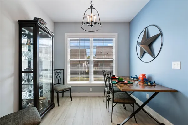 a view of a room with an empty space