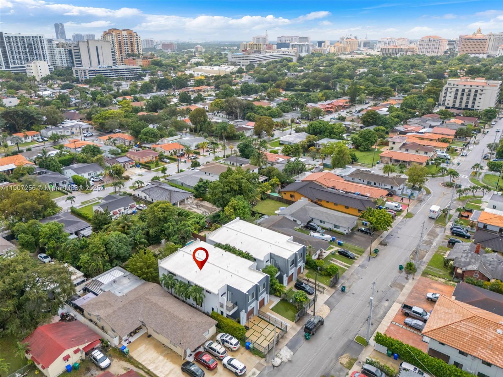 3048 Southwest 18th Street, Unit 3048 Miami, FL 33145 - Photo 37 of 39 an aerial view of a city
