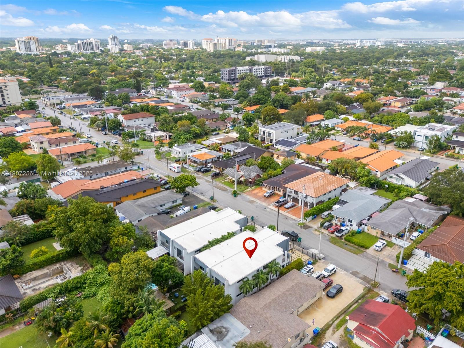 3048 Southwest 18th Street, Unit 3048 Miami, FL 33145 - Photo 38 of 39 an aerial view of a city