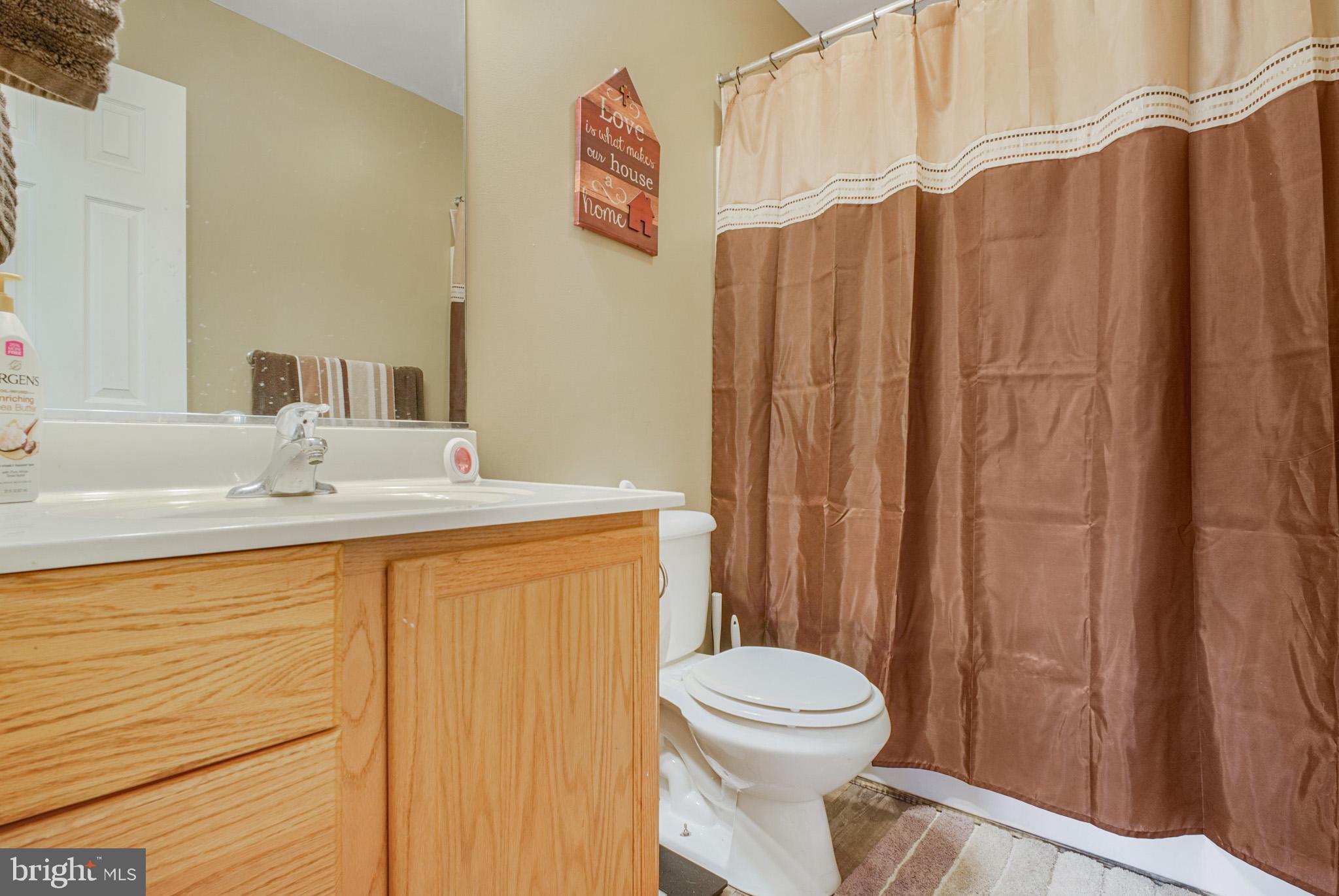 12254 Birkdale Road Ruther Glen, VA 22546 - Photo 14 of 68 a bathroom with a sink a toilet and shower