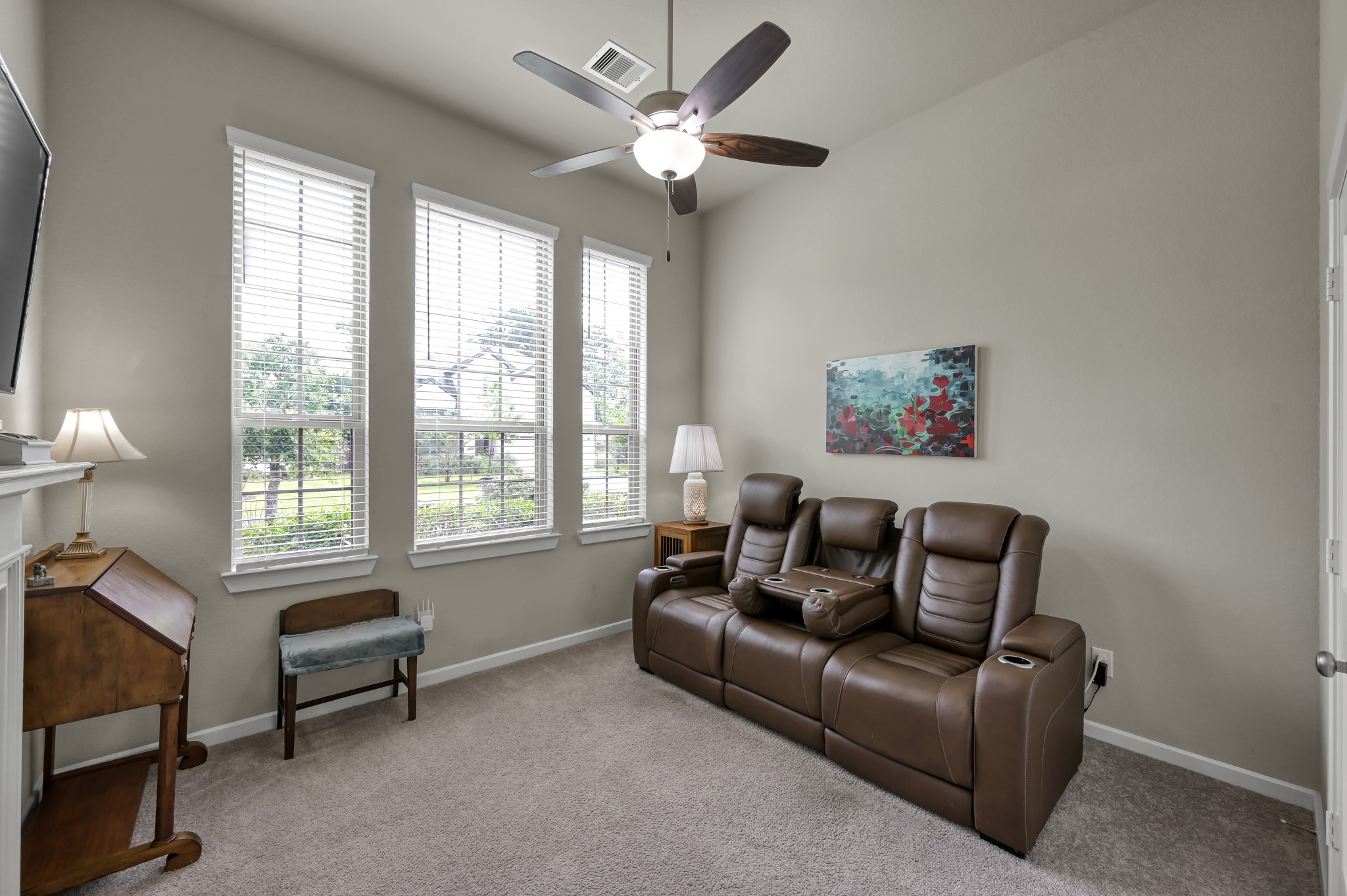 111 Yellow Perch Way Conroe, TX 77318 - Photo 17 of 35 Spacious secondary bedroom with generous closet space.