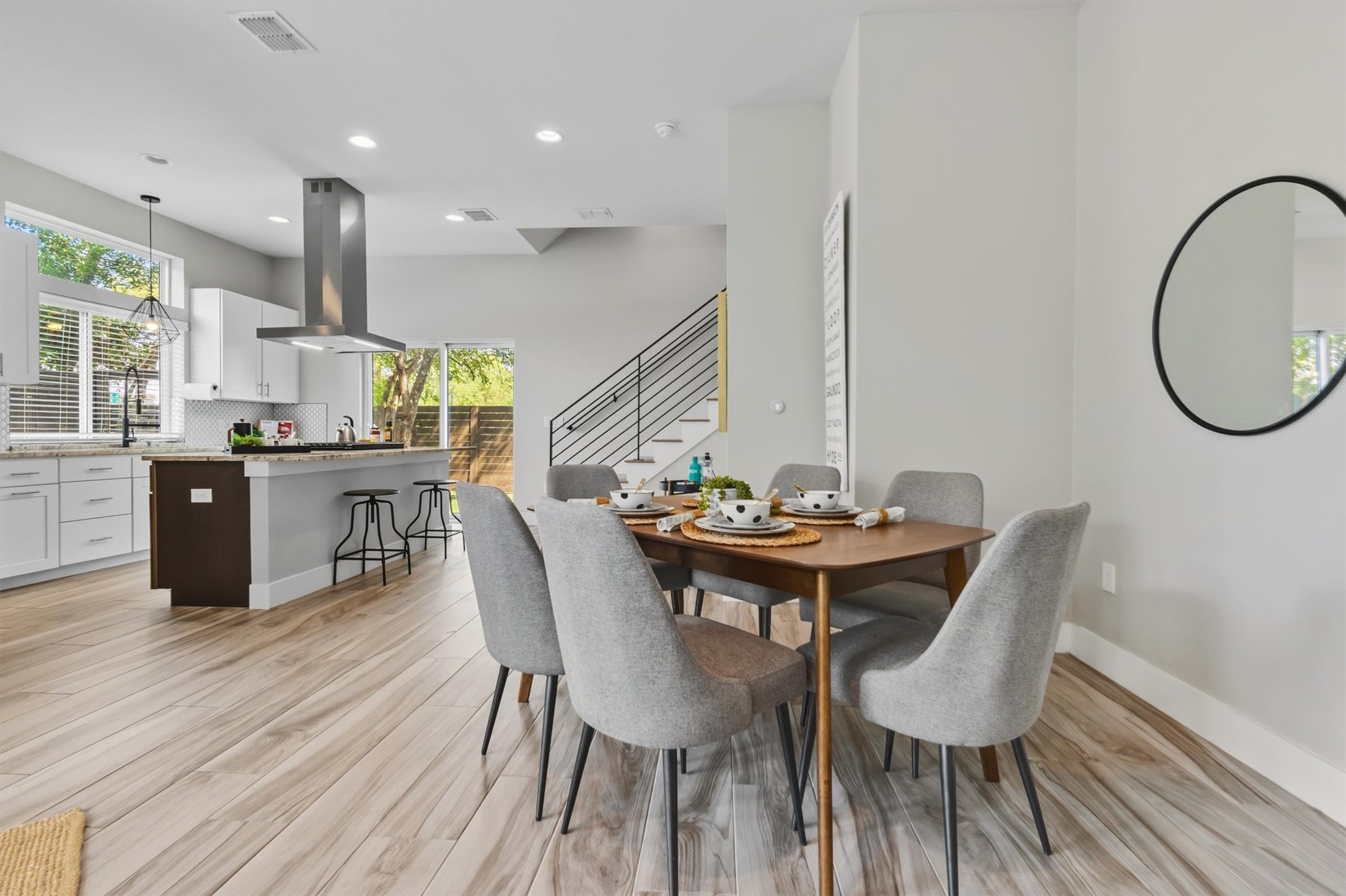 5609 Tura Lane, Unit A Austin, TX 78721 - Photo 13 of 38 The kitchen seamlessly connects to a dining space.