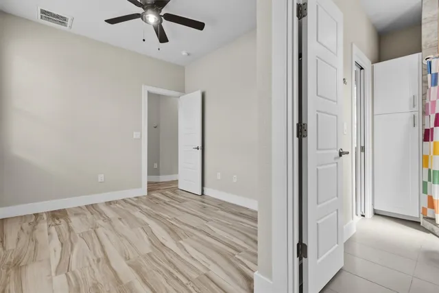 a view of an empty room