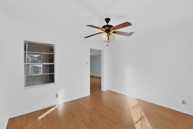 wooden floor in an empty room