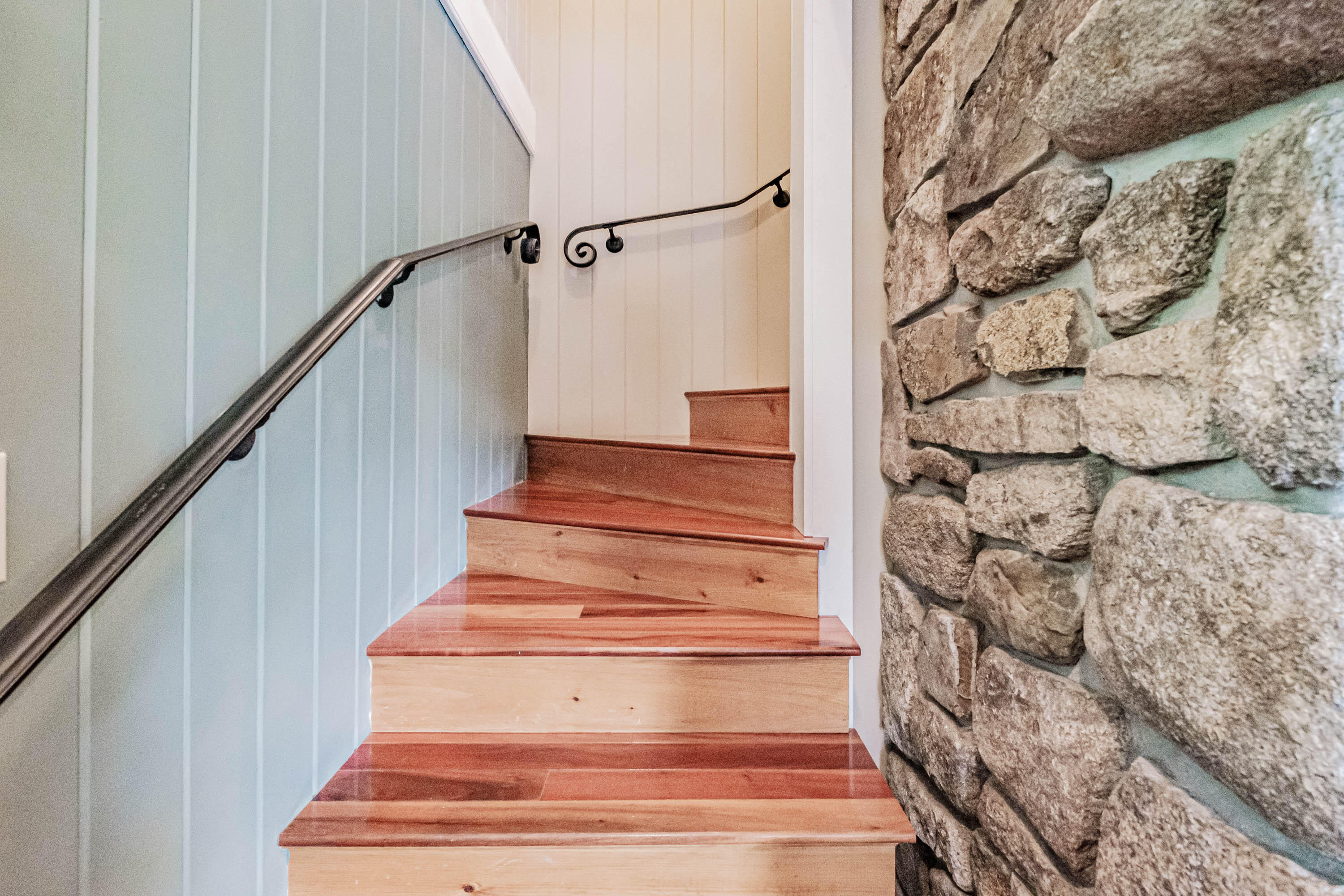74 Pine Point Lane Harrison, ME 04040 - Photo 65 of 103 Staircase to second floor