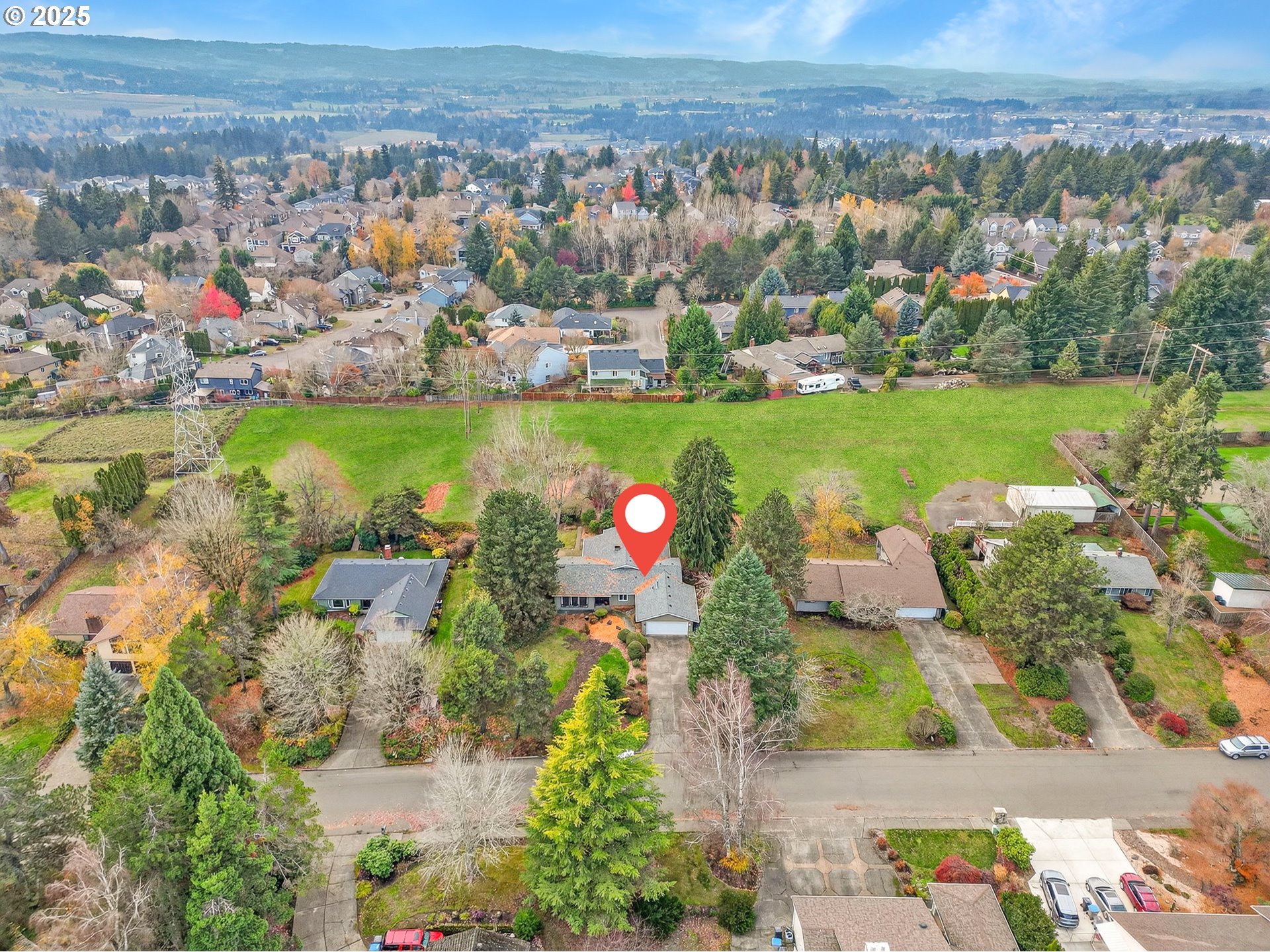 14595 Southwest 144th Avenue Portland, OR 97224 - Photo 2 of 43 an aerial view of a houses with outdoor space and garden