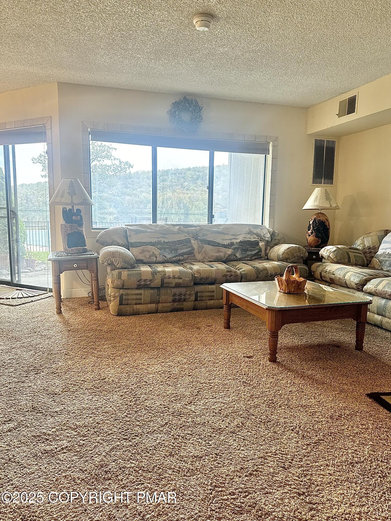 33 Midlake Drive, Unit 101 Lake Harmony, PA 18624 - Photo 18 of 39 a living room with furniture and a large window