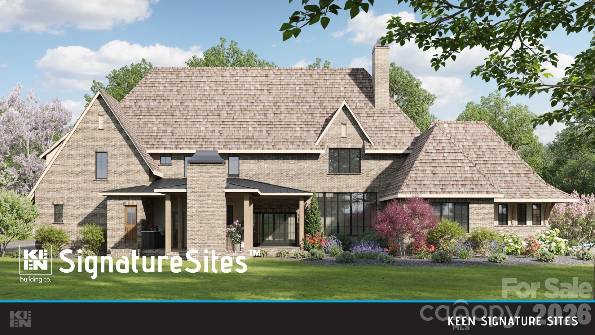 10601 Wildlife Road Charlotte, NC 28278 - Photo 2 of 29 a front view of a house with garden