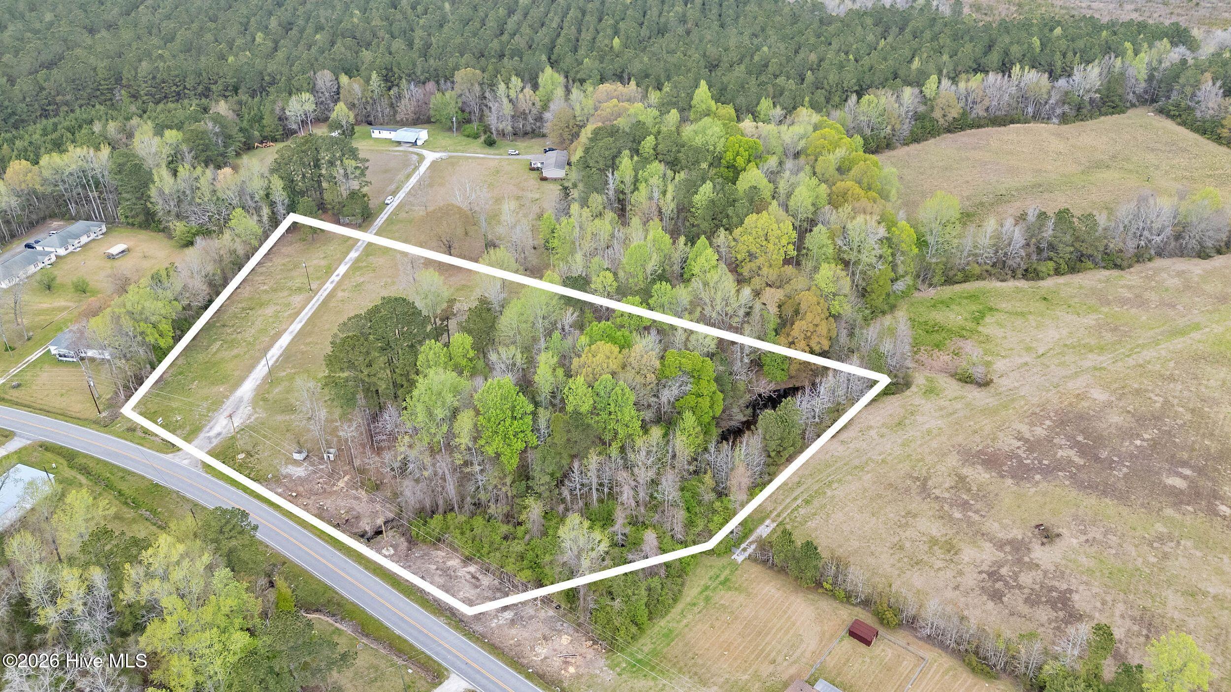 1376 Pony Farm Road Jacksonville, NC 28540 - Photo 1 of 6 11_drone with approx lot lines
