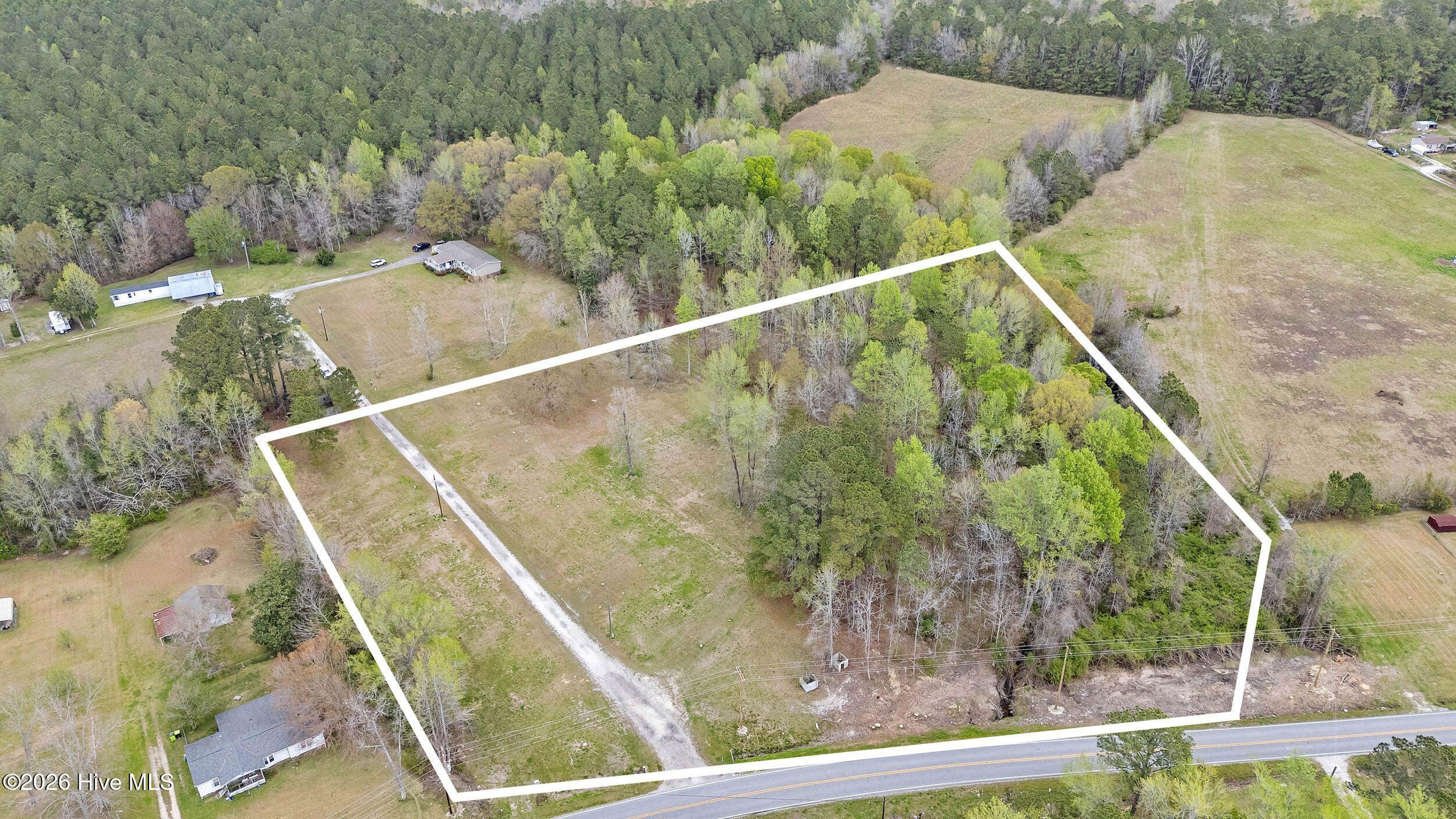 1376 Pony Farm Road Jacksonville, NC 28540 - Photo 3 of 6 9_drone with approx lot lines