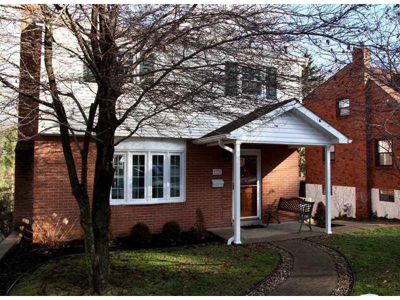 113 Deimling Road Pittsburgh, PA 15229 - Photo 1 of 16 Exterior Front. Lovely Covered Front Porch & a Rebuilt Retaining Wall