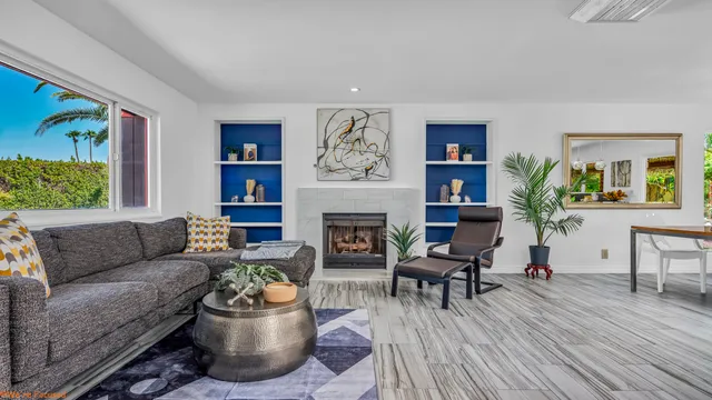 a view of swimming pool with a yard