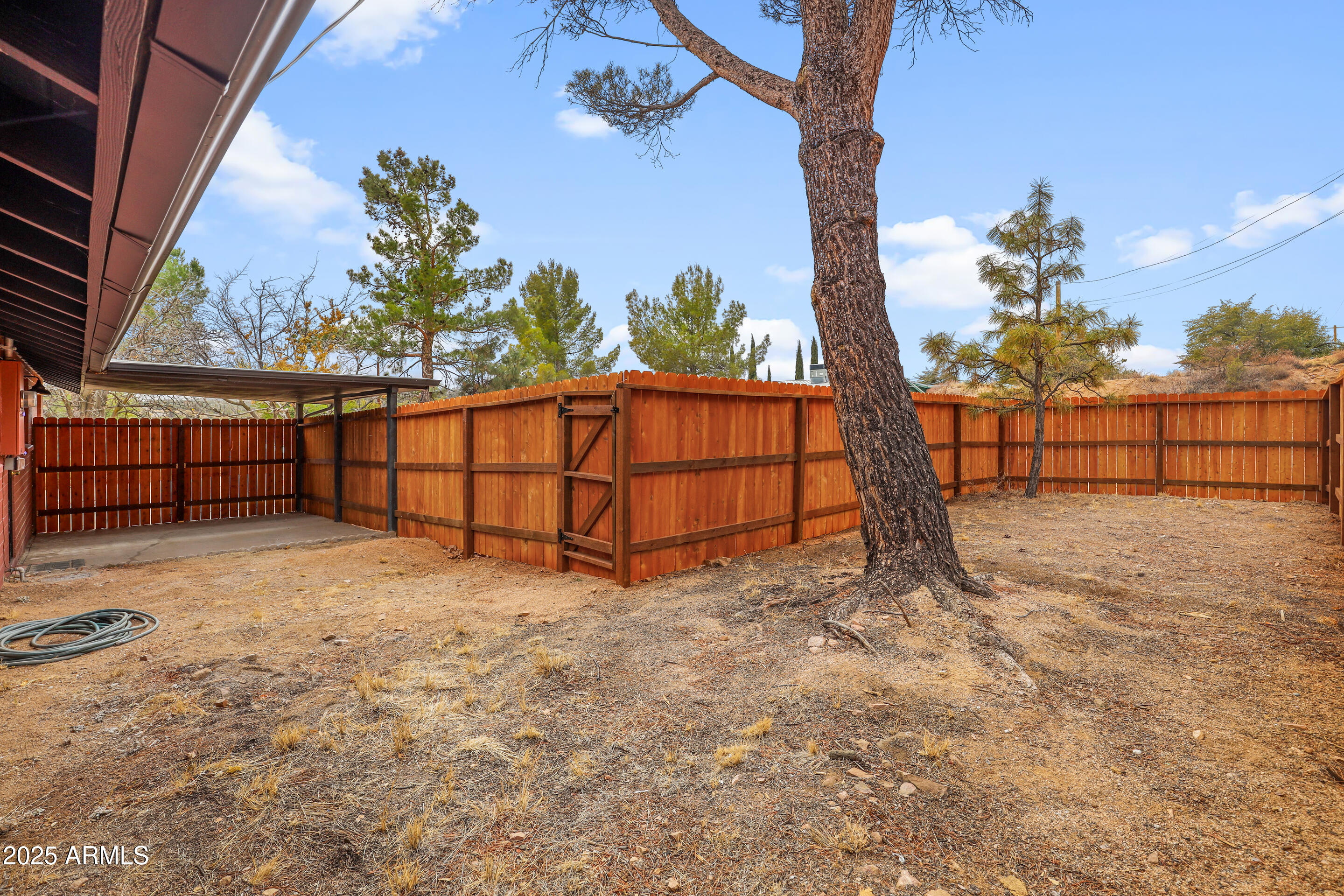 404 West Frontier Street Payson, AZ 85541 - Photo 36 of 39 a view of backyard with wooden fence