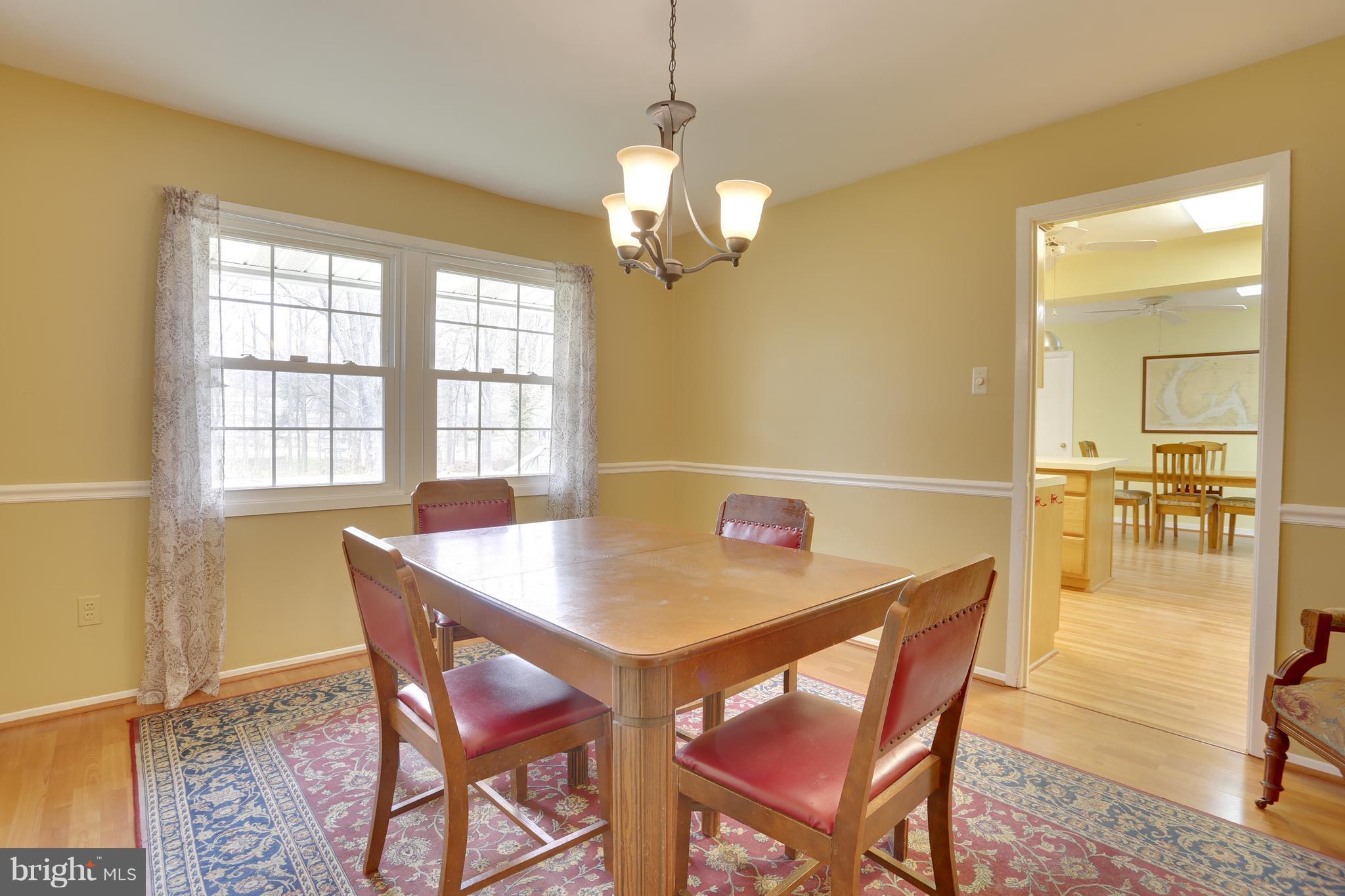 Separate dining room