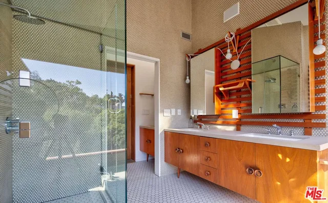 a very nice looking room with a large window