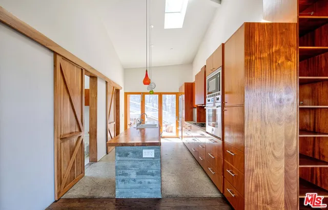 a view of living room with a flat screen tv