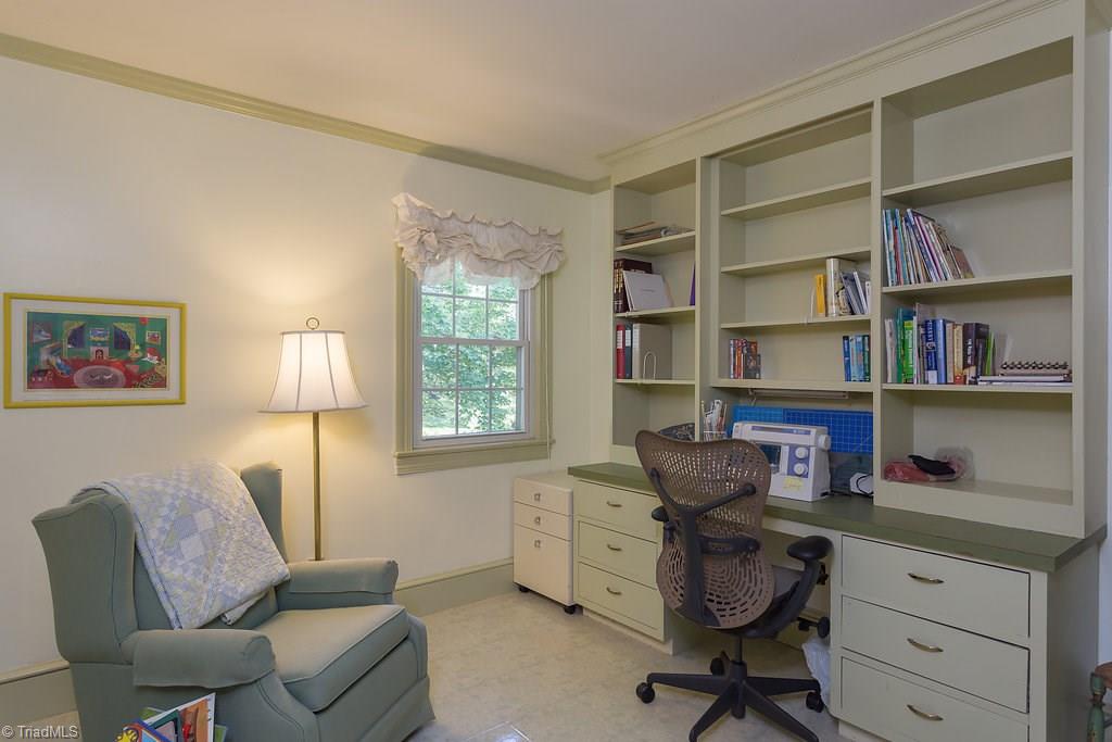 2206 Red Forest Road Greensboro, NC 27410 - Photo 29 of 30 This could be the 6th bedroom, but is currently being used as the sewing room.
