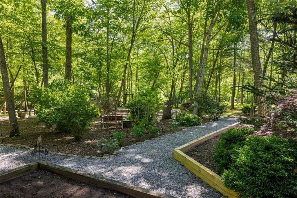 704 Riverbend Road Blairsville, GA 30512 - Photo 17 of 89 a view of a forest with trees in the background