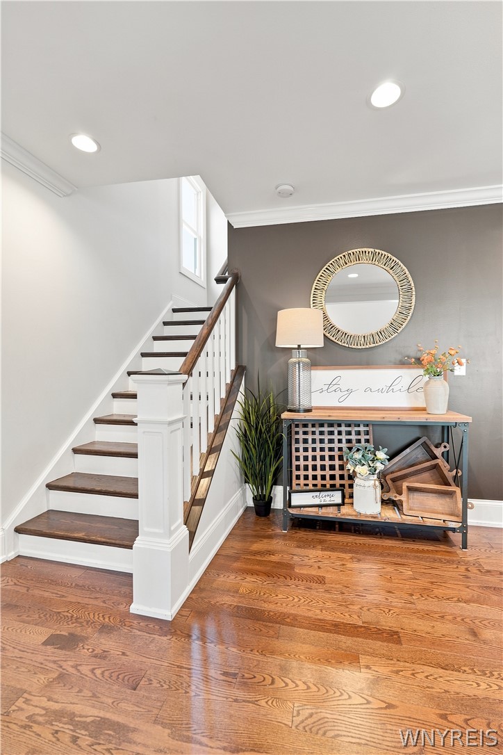 39 Delwood Road Tonawanda, NY 14217 - Photo 25 of 50 Custom Wood Staircase