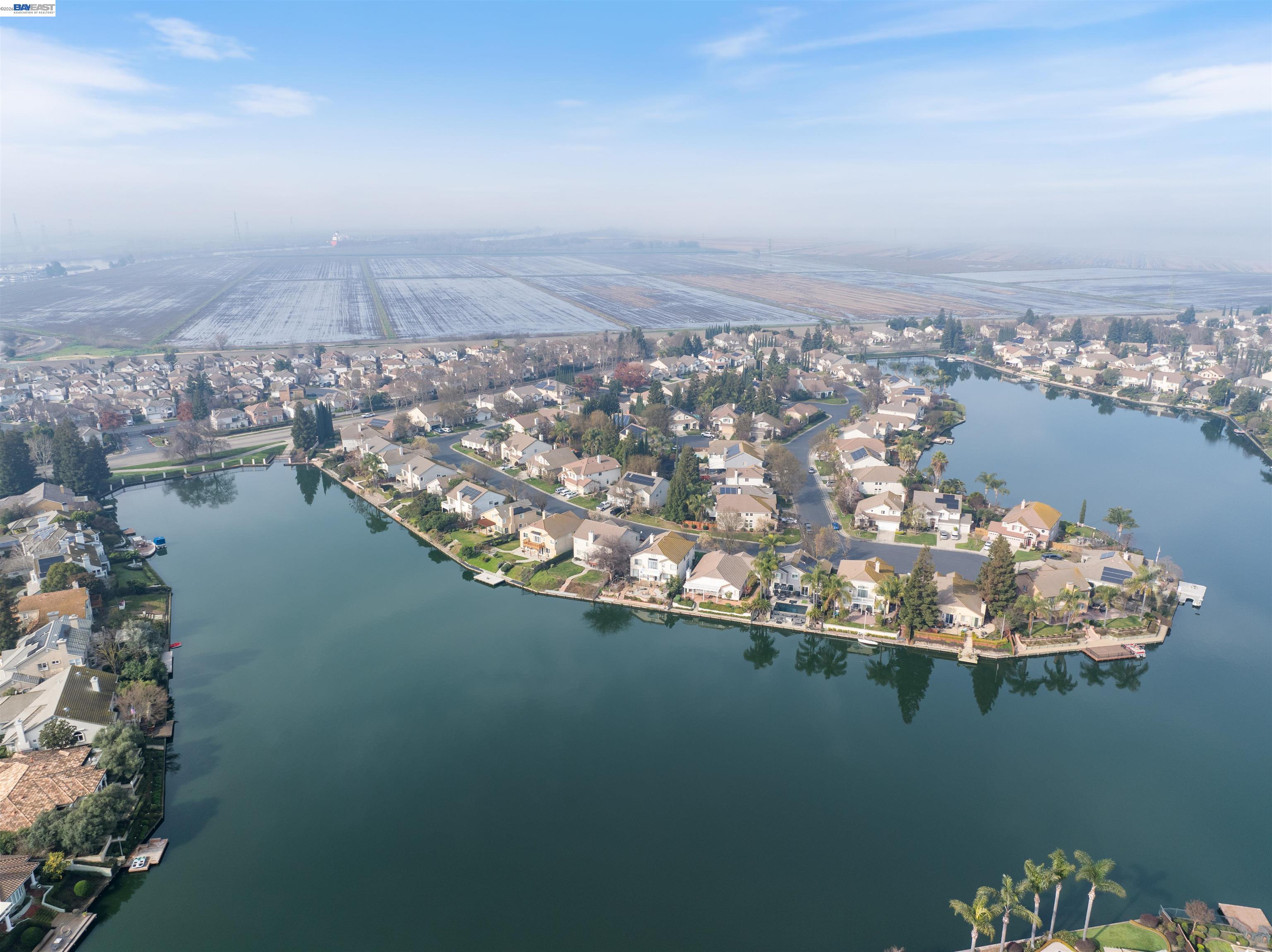 4925 Bay View Circle Stockton, CA 95219 - Photo 47 of 47 an aerial view of ocean and residential houses with outdoor space