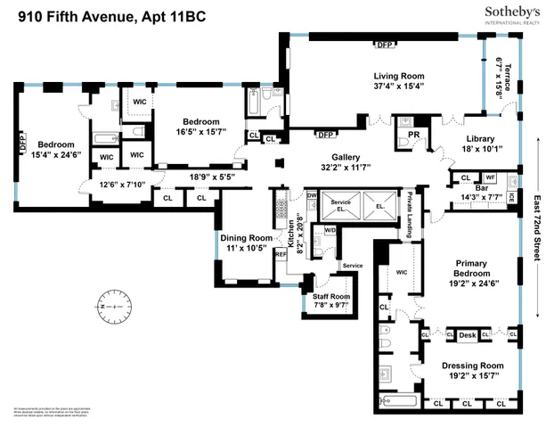 $6,800,000 | 910 5th Avenue, Unit 11BC | Lenox Hill