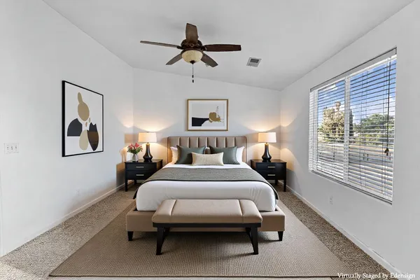 a view of small space with racks on the wall