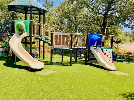 a view of a slide with a slide