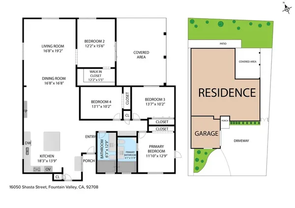$1,400,000 | 16050 Shasta Street, Fountain Valley, CA 92708