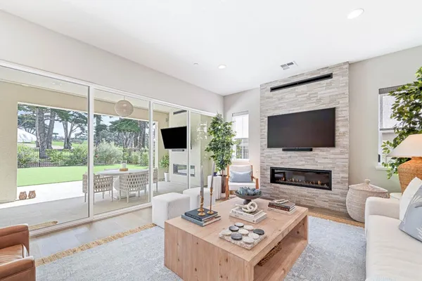 a kitchen with stainless steel appliances a sink stove and refrigerator