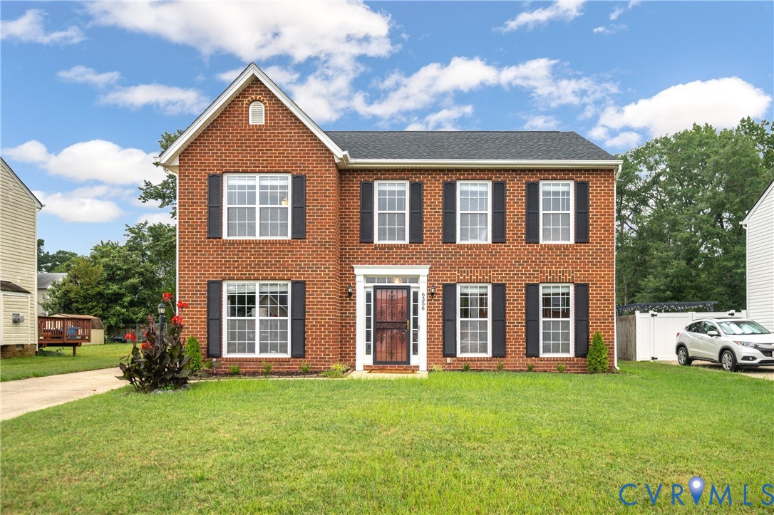 front view of house with a yard
