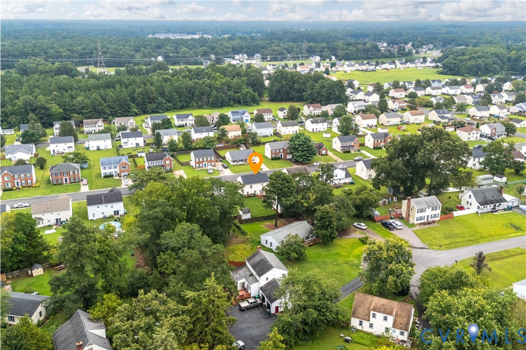 6356 Springcrest Lane Henrico, VA 23231 - Photo 41 of 43 an aerial view of residential houses with outdoor space and river
