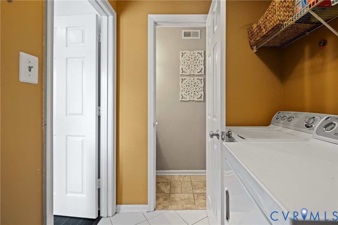 6356 Springcrest Lane Henrico, VA 23231 - Photo 8 of 43 a utility room with dryer and washer