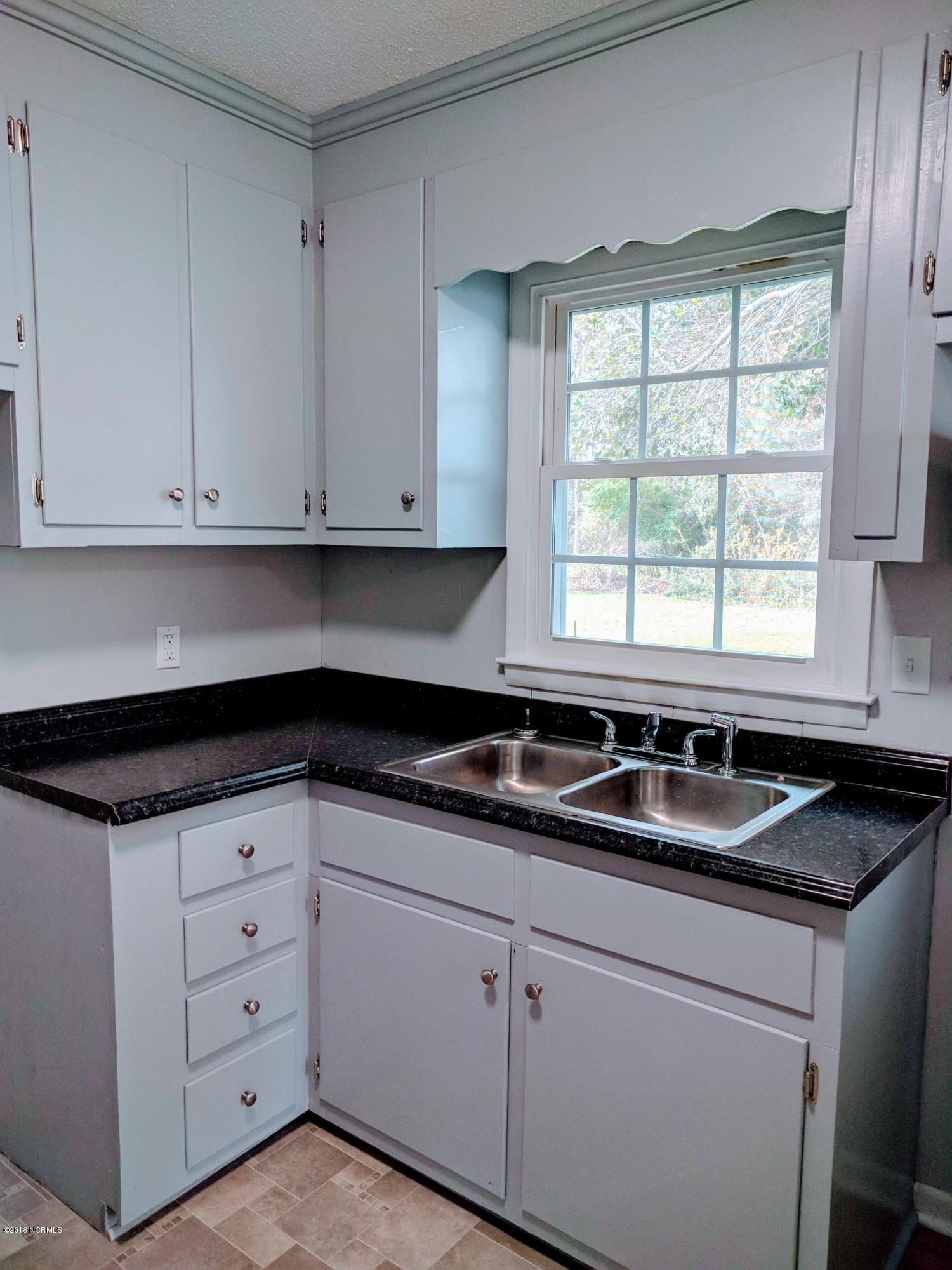 706 Tully Hill Road Kinston, NC 28504 - Photo 6 of 16 Nice backyard view from the kitchen sink.