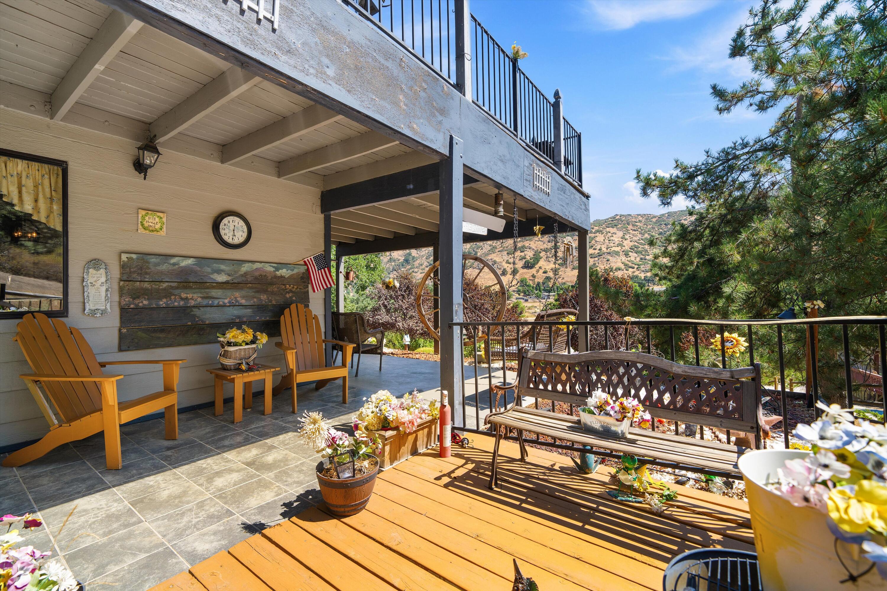 26460 Brian Place Tehachapi, CA 93561 - Photo 34 of 50 a view of a balcony with chairs